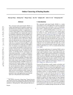 Online Clustering of Dueling Bandits