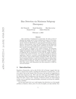 Bias Detection via Maximum Subgroup Discrepancy