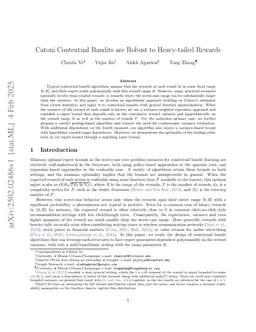 Catoni Contextual Bandits are Robust to Heavy-tailed Rewards