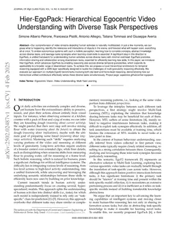 Hier-EgoPack: Hierarchical Egocentric Video Understanding with Diverse Task Perspectives