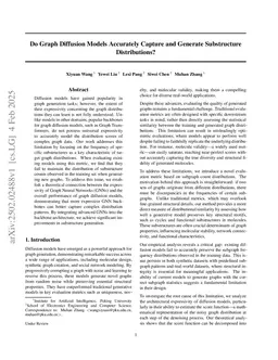 Do Graph Diffusion Models Accurately Capture and Generate Substructure Distributions?
