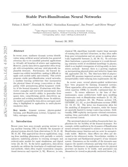 Stable Port-Hamiltonian Neural Networks