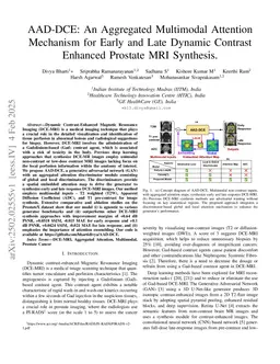 AAD-DCE: An Aggregated Multimodal Attention Mechanism for Early and Late Dynamic Contrast Enhanced Prostate MRI Synthesis