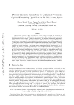 Decision Theoretic Foundations for Conformal Prediction: Optimal Uncertainty Quantification for Risk-Averse Agents