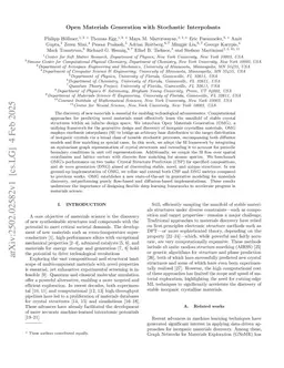 Open Materials Generation with Stochastic Interpolants