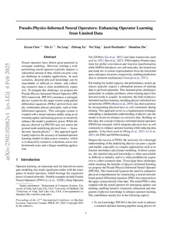 Pseudo-Physics-Informed Neural Operators: Enhancing Operator Learning from Limited Data