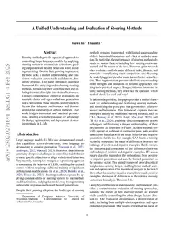 A Unified Understanding and Evaluation of Steering Methods