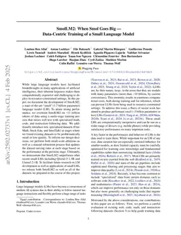 SmolLM2: When Smol Goes Big -- Data-Centric Training of a Small Language Model