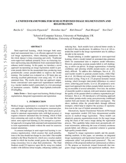 A Unified Framework for Semi-Supervised Image Segmentation and Registration