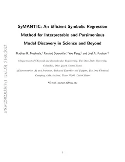 SyMANTIC: An Efficient Symbolic Regression Method for Interpretable and Parsimonious Model Discovery in Science and Beyond