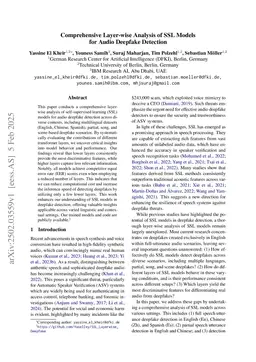 Comprehensive Layer-wise Analysis of SSL Models for Audio Deepfake Detection