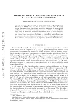Gradient Descent Algorithm in Hilbert Spaces under Stationary Markov Chains with $ϕ$- and $β$-Mixing