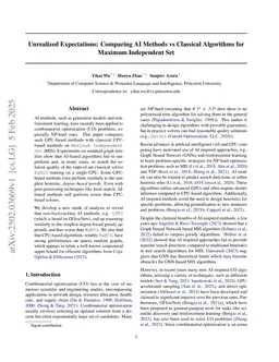 Time to Rethink AI for Combinatorial Optimization: Classical Algorithms Remain Tough to Match