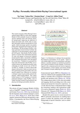 PsyPlay: Personality-Infused Role-Playing Conversational Agents