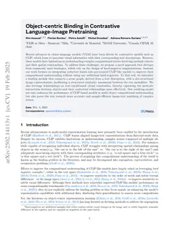 Object-centric Binding in Contrastive Language-Image Pretraining