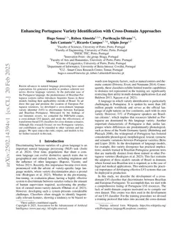 Enhancing Portuguese Variety Identification with Cross-Domain Approaches