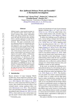 How Jailbreak Defenses Work and Ensemble? A Mechanistic Investigation