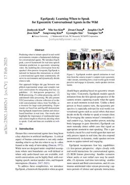 EgoSpeak: Learning When to Speak for Egocentric Conversational Agents in the Wild