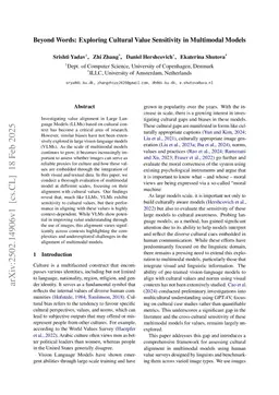 Beyond Words: Exploring Cultural Value Sensitivity in Multimodal Models