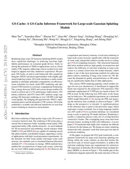 GS-Cache: A GS-Cache Inference Framework for Large-scale Gaussian Splatting Models