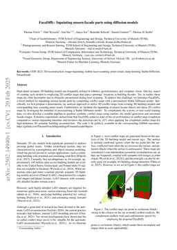 FacaDiffy: Inpainting Unseen Facade Parts Using Diffusion Models