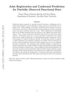 Joint Registration and Conformal Prediction for Partially Observed Functional Data