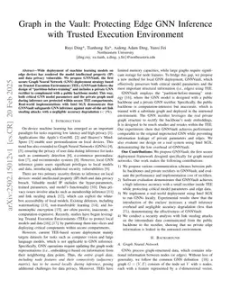 Graph in the Vault: Protecting Edge GNN Inference with Trusted Execution Environment