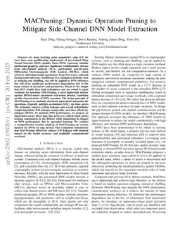 MACPruning: Dynamic Operation Pruning to Mitigate Side-Channel DNN Model Extraction