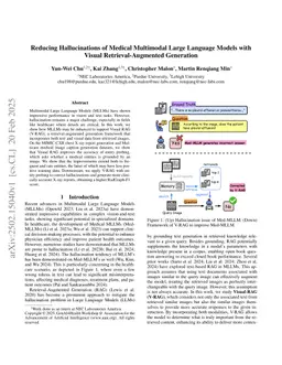 Reducing Hallucinations of Medical Multimodal Large Language Models with Visual Retrieval-Augmented Generation