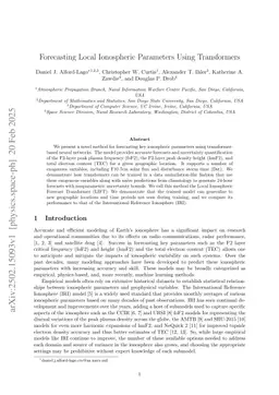Forecasting Local Ionospheric Parameters Using Transformers