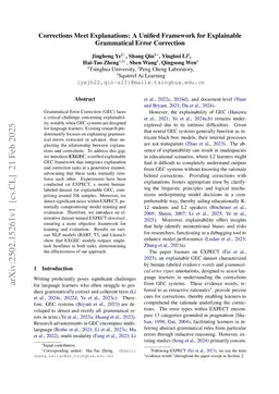 Corrections Meet Explanations: A Unified Framework for Explainable Grammatical Error Correction