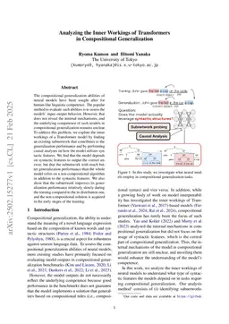 Analyzing the Inner Workings of Transformers in Compositional Generalization