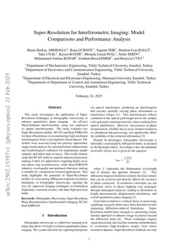 Super-Resolution for Interferometric Imaging: Model Comparisons and Performance Analysis