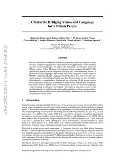 Chitrarth: Bridging Vision and Language for a Billion People