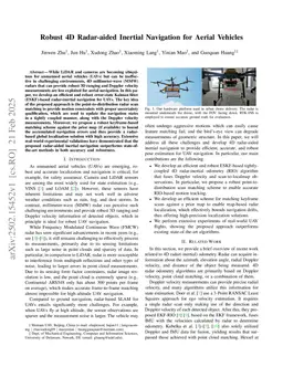 Robust 4D Radar-aided Inertial Navigation for Aerial Vehicles