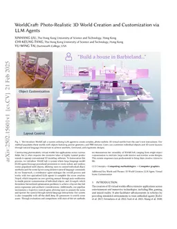 WorldCraft: Photo-Realistic 3D World Creation and Customization via LLM Agents