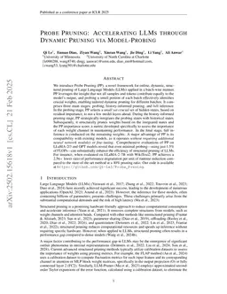 Probe Pruning: Accelerating LLMs through Dynamic Pruning via Model-Probing