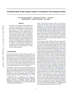 Testing the Limits of Fine-Tuning for Improving Visual Cognition in Vision Language Models