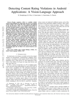 Detecting Content Rating Violations in Android Applications: A Vision-Language Approach