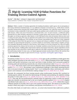 Digi-Q: Learning Q-Value Functions for Training Device-Control Agents