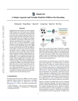 MindLLM: A Subject-Agnostic and Versatile Model for fMRI-to-Text Decoding