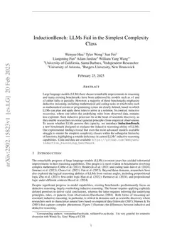 InductionBench: LLMs Fail in the Simplest Complexity Class