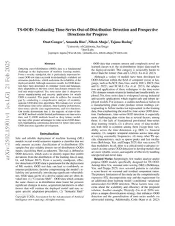 TS-OOD: Evaluating Time-Series Out-of-Distribution Detection and Prospective Directions for Progress