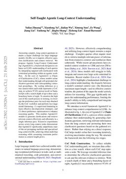 Self-Taught Agentic Long Context Understanding