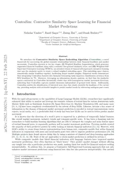 Contrastive Similarity Learning for Market Forecasting: The ContraSim Framework