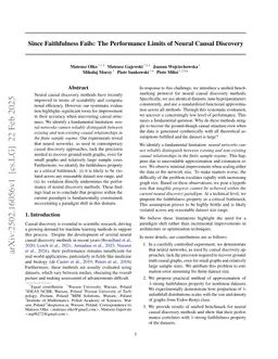 Since Faithfulness Fails: The Performance Limits of Neural Causal Discovery