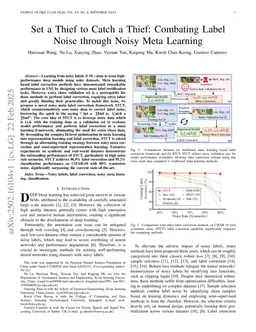 Set a Thief to Catch a Thief: Combating Label Noise through Noisy Meta Learning