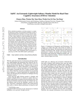 SalM$^{2}$: An Extremely Lightweight Saliency Mamba Model for Real-Time Cognitive Awareness of Driver Attention