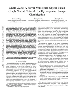MOB-GCN: A Novel Multiscale Object-Based Graph Neural Network for Hyperspectral Image Classification