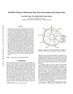 TimePFN: Effective Multivariate Time Series Forecasting with Synthetic Data